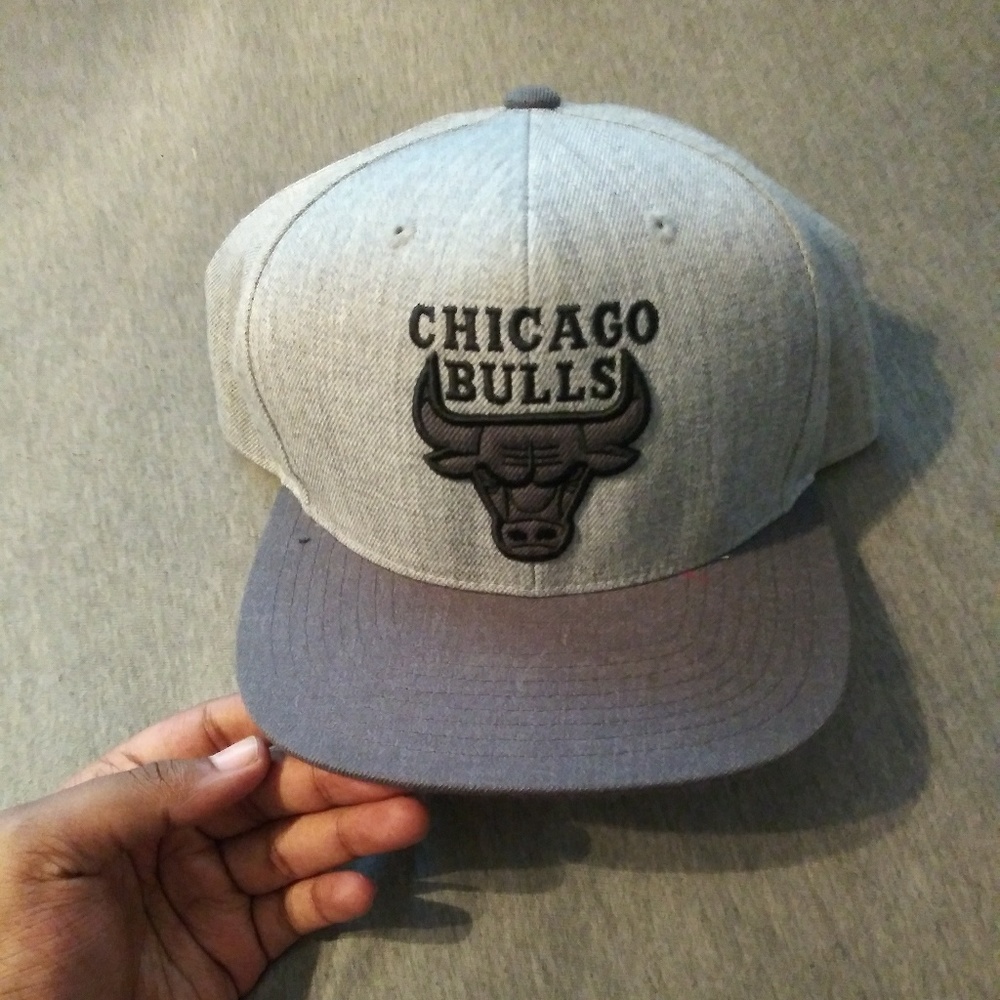 Chicago Bulls Snapback Gray Red Black
